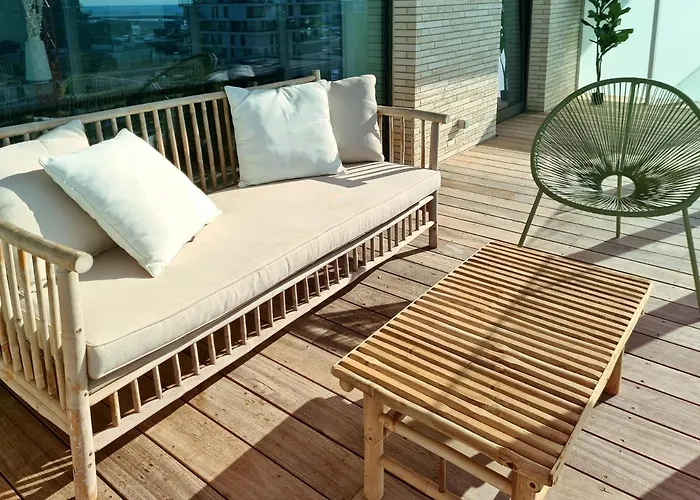 Apartment Park Tower Sea View With Pool And Gym